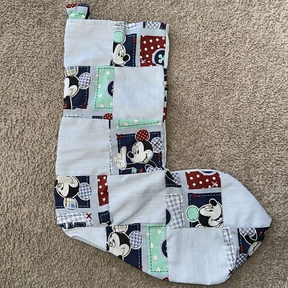 Mickey Mouse Patchwork Stocking! - Picture 3 of 5